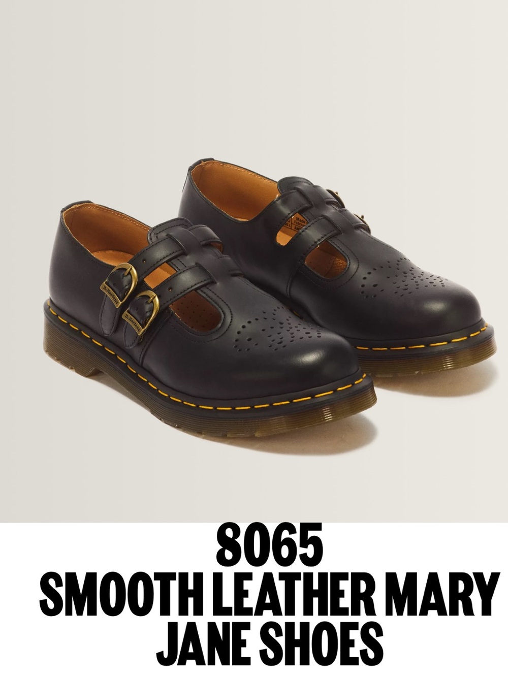 Dr. Martens 8065 SMOOTH LEATHER MARY JANE SHOES size 6